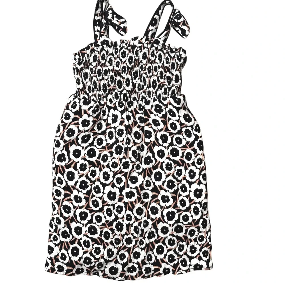 Diane von Furstenberg for Target Floral Smocked Dress Toddler 2T Girls Bow